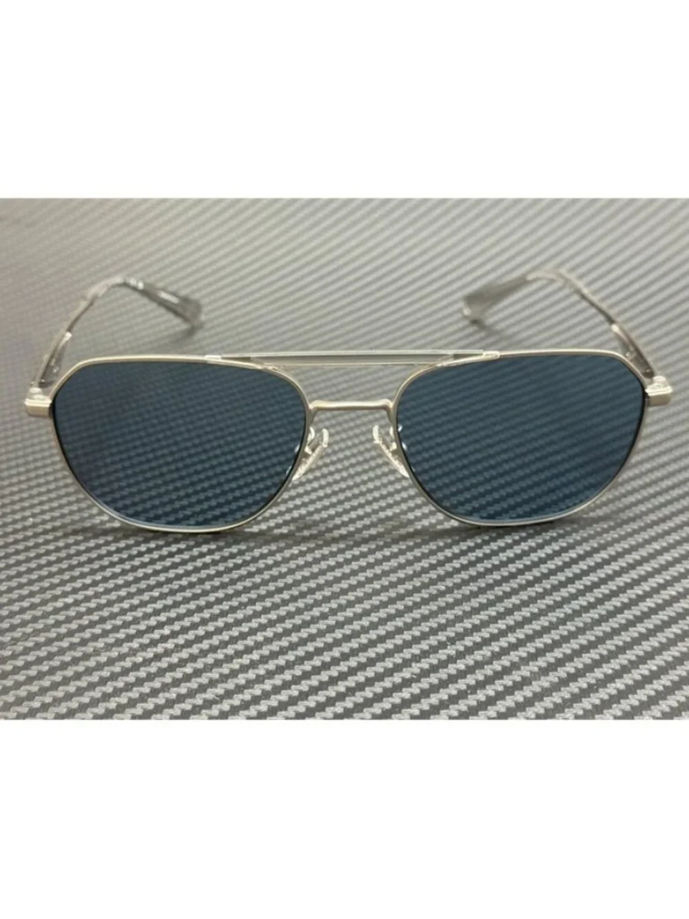 New Coach Men Silver Grey Sunglasses 57-19-150